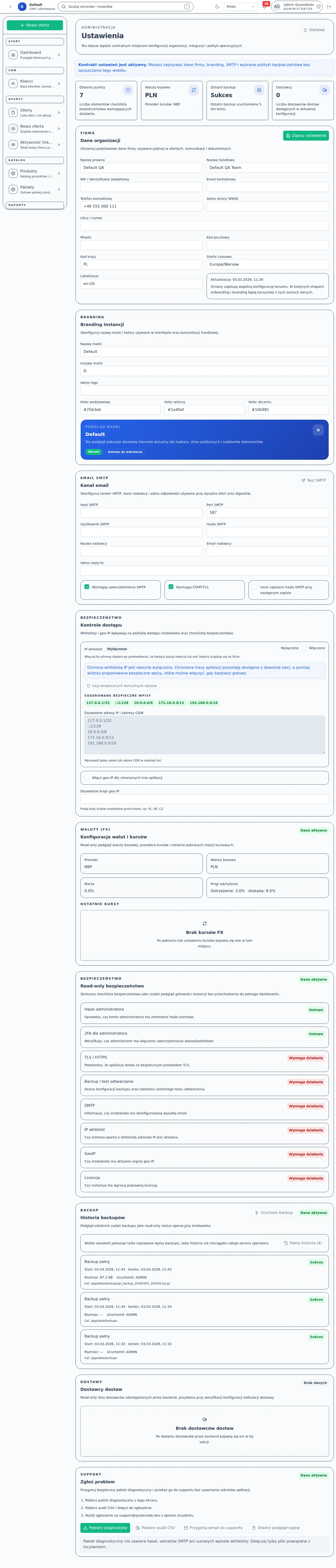 Panel administracyjny