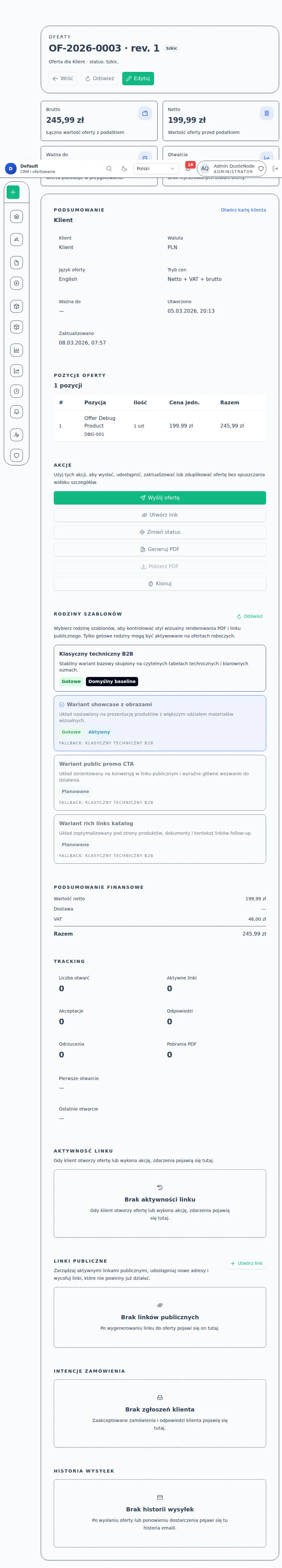 Offer Template Showcase